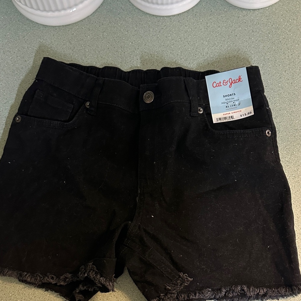 Cat & Jack Women's Dark Jean Shorts